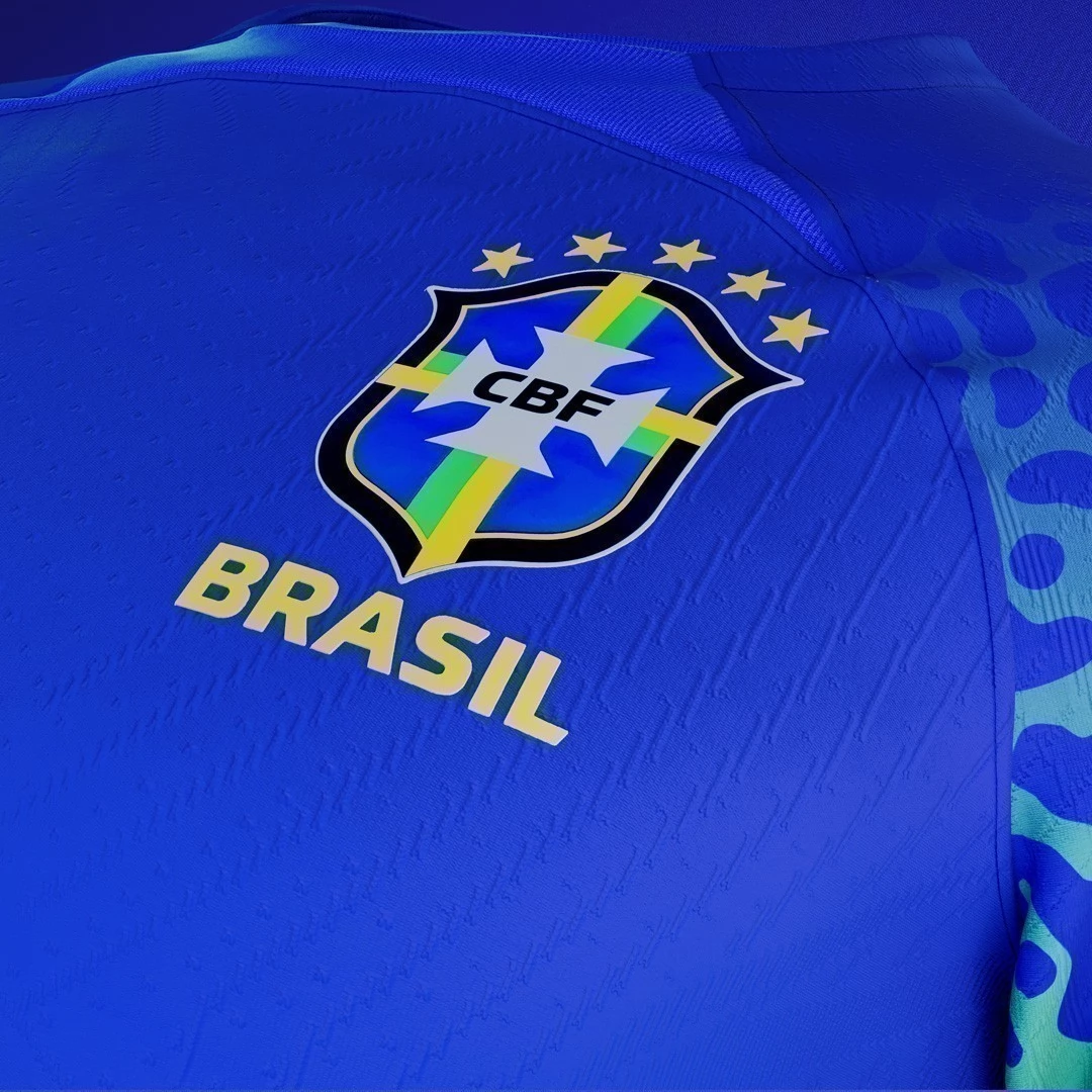 Brasilien VM Trøje 2022 Børn Udebanetrøje